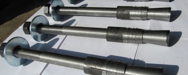 Фундаментные болты с концом конической формы