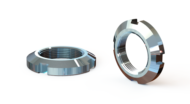 Шлицевые гайки