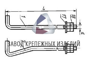 Болт фундаментный ГОСТ 24379.1-80 - фото - 2